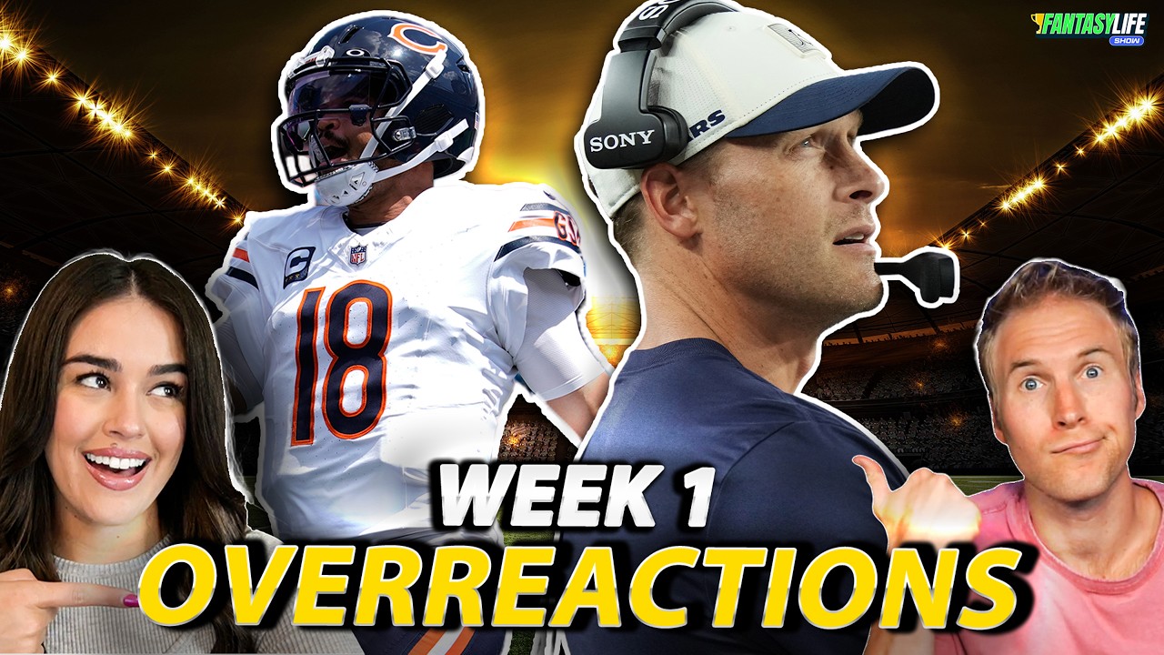 9 Overreactions to Week 1 Fantasy Football (+Week 2 Waiver Targets)